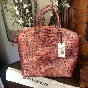 NWT Brahmin Duxtbury Satchel in Wisteria Melbourne